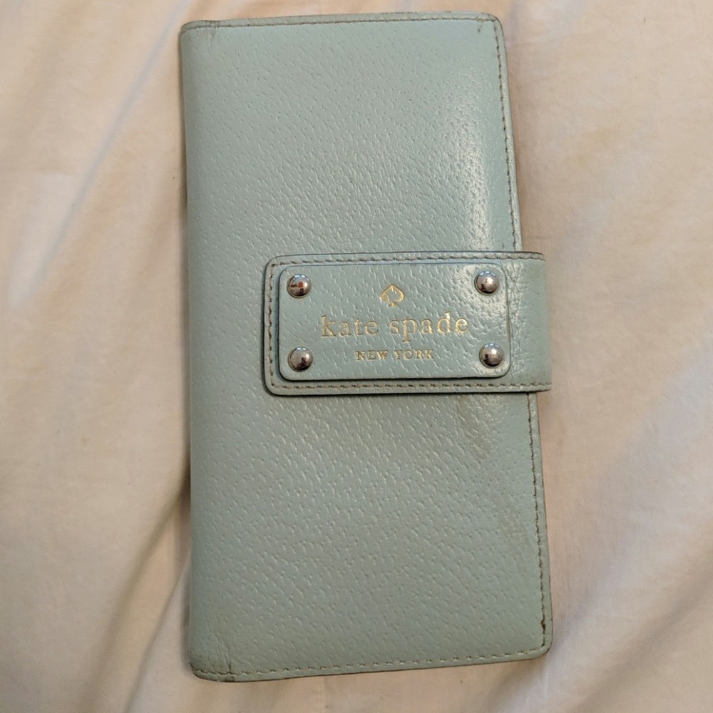 Mint Kate Spade wallet